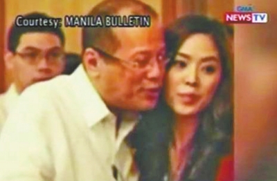 2012年,阿基諾三世與比自己小23歲的韓裔女主播格雷斯·李在一起。