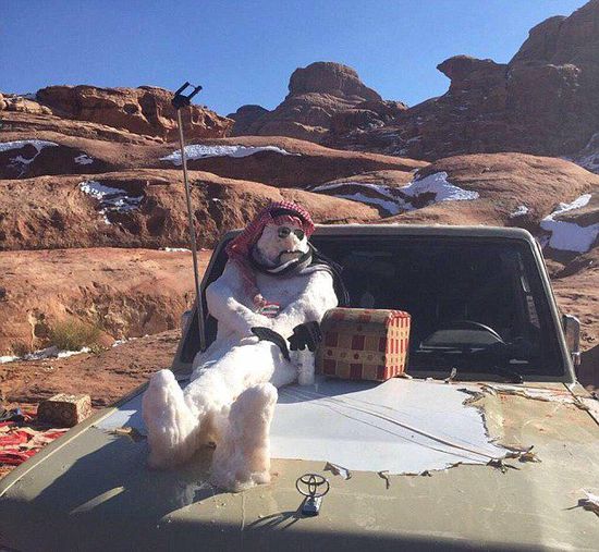 　一位宗教學(xué)者稱堆雪人褻瀆伊斯蘭教，引發(fā)眾多網(wǎng)友不滿。（網(wǎng)頁截圖）