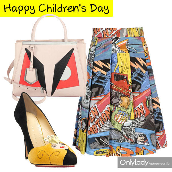 卡通印花最減齡 傘裙時髦過六一 卡通印花最減齡 傘裙時髦過六一