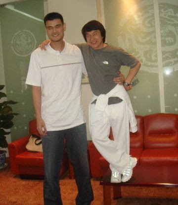 當姚明夫婦遇見陸毅夫婦，一不小心，信號又滿格了~