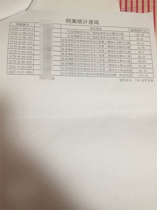 南昌中級人民法院一法官證實，他從南昌市房管局調(diào)出徐林保及其家人名下的部分房產(chǎn)信息表。