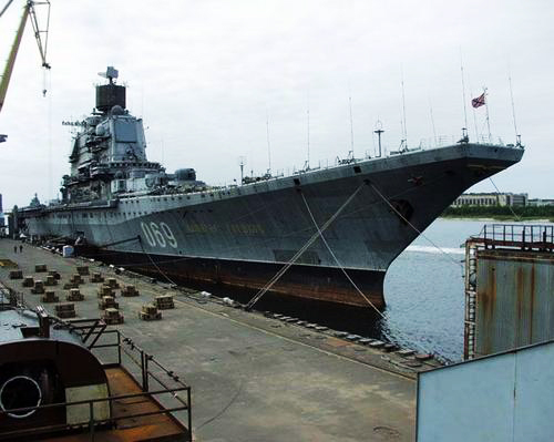　資料圖：“戈?duì)柺部品颉碧?hào)航母。