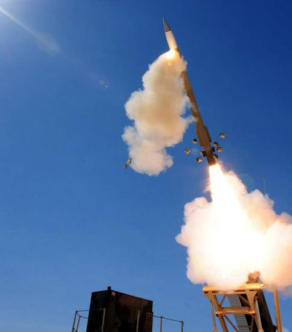 資料圖:美國(guó)愛國(guó)者-3導(dǎo)彈發(fā)射試驗(yàn) 資料圖:美國(guó)愛國(guó)者-3導(dǎo)彈發(fā)射試驗(yàn)