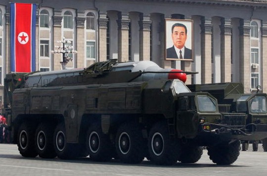資料圖：朝鮮舞水端中程彈道導彈