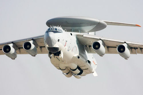 資料圖：國產(chǎn)大型預(yù)警機——空警2000。