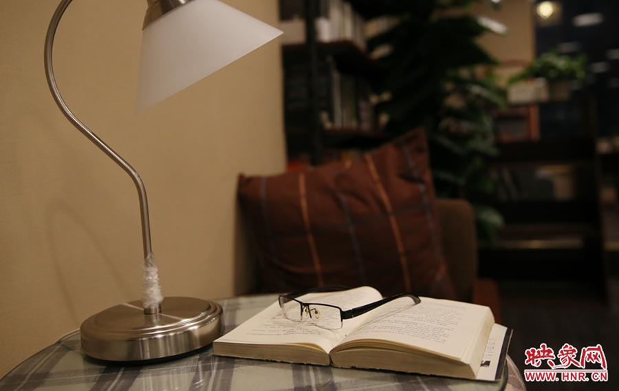 書店內(nèi)的裝飾。