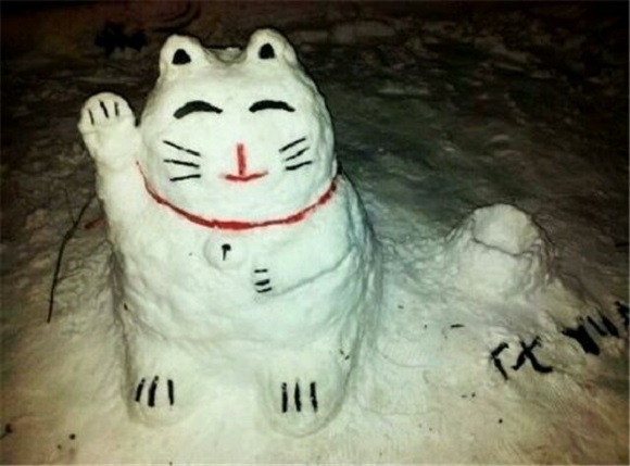 創(chuàng)意十足！日系列卡通雪人走紅