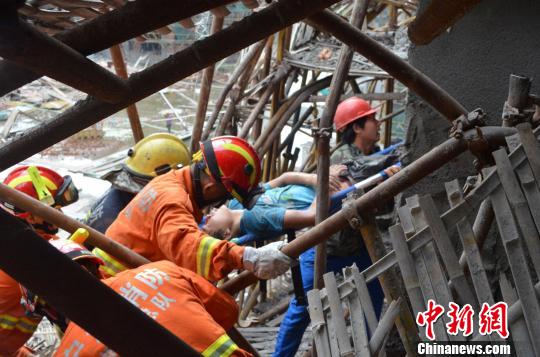 事故現(xiàn)場。丁強(qiáng) 攝